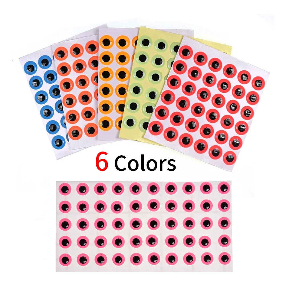 Ojos 3D brillantes para señuelos de pesca – 3mm a 12mm - imagen 3