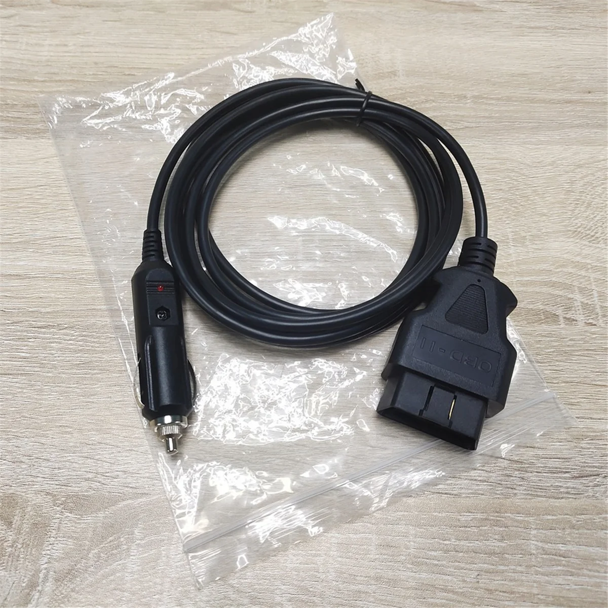 OBD2 Power Supply Cable 16Pin Female to Car Cigarette Lighter 12V DC Power Source OBD 2 Female Connector Cable Adapter