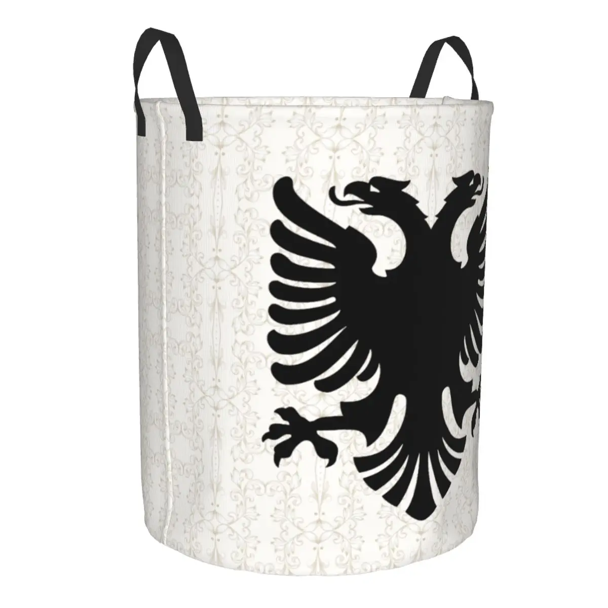 Flag Of Albania Eagle Laundry Basket Collapsible Albanian Pride Clothing Hamper Toys Organizer Storage Bins