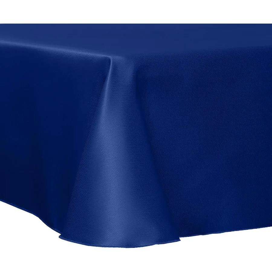 

2 упаковки — «елочка» — овальная скатерть Fandango 52 x 70 дюймов, королевский синий цвет