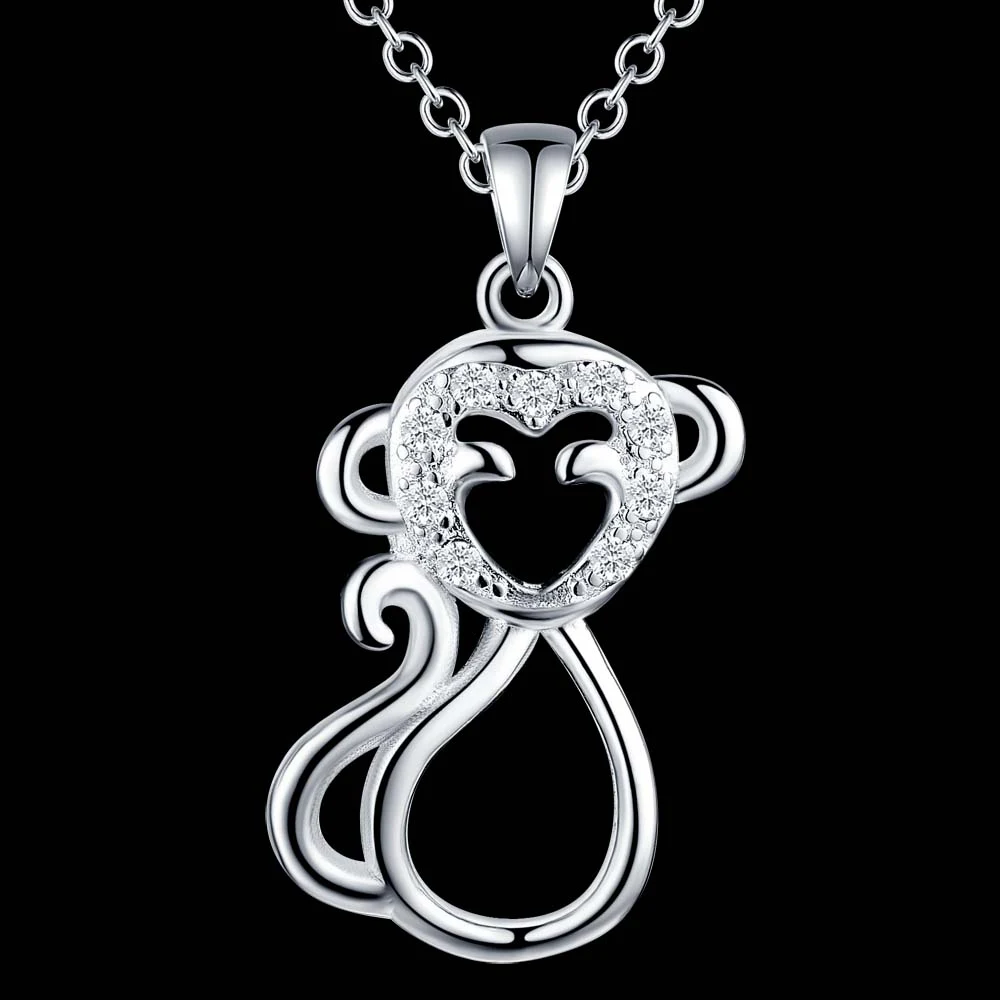 925 Sterling Silver Necklace Pendant Classics for Women Wedding Jewelry Engagement Fashion Party Classics High Quality Gift
