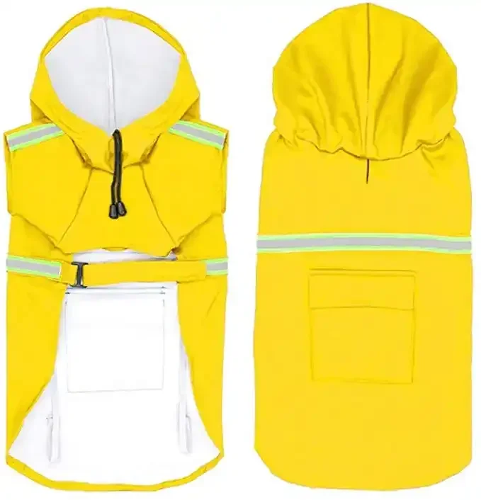 

2023 Waterproof Dog Jacket Large Pet Dog Rain Coat Raincoat For Dog