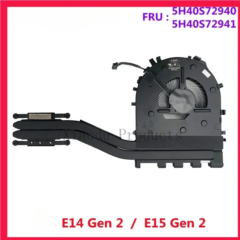 

100% новый оригинальный вентилятор охлаждения процессора, радиатор, кулер для ноутбука Lenovo ThinkPad E14 Gen 2 E15 Gen 2, 5H40S72940 5H40S72941
