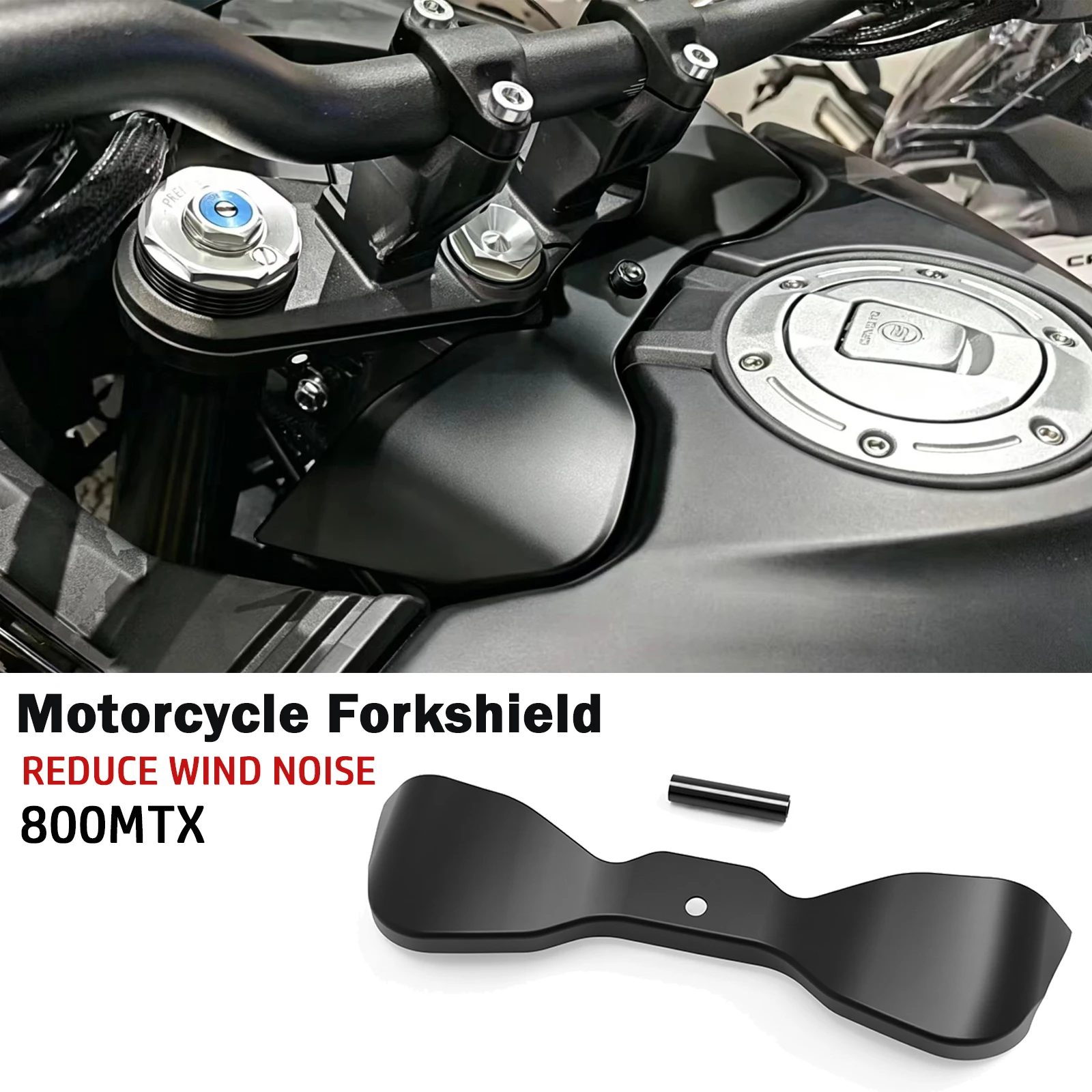 For CFMOTO 800 MT-X 800MTX 800 MTX 800MT-X Cockpit Windshield Forkshield Front Spoiler Aerodynamic Winglet Wing Fairing Parts