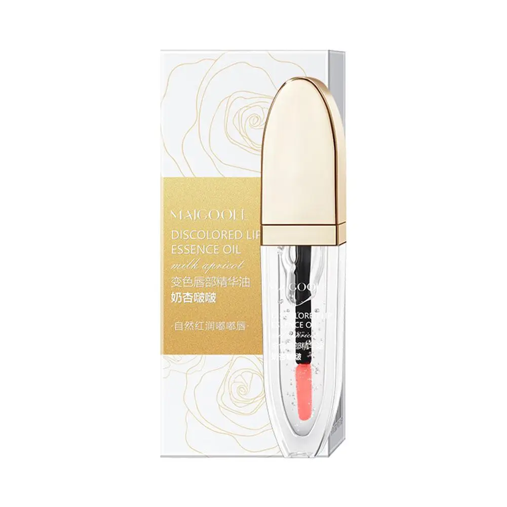 Color Changing Lip Oil Serum Moisturizing Anti-dry Tint LipCare Colored Balm Anti-cracking Cosmetic Lip Lip Makeup Rose Gla N4N5