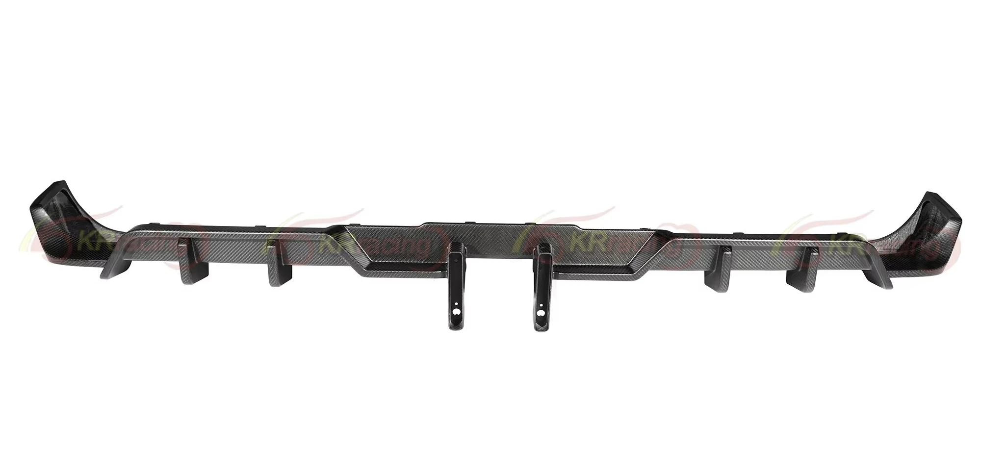 Car R Style Dry Carbon Fiber Rear Diffuser Lip With LED for Mercedes Benz G Class G63 Body Kit W465 G500 G550 2025