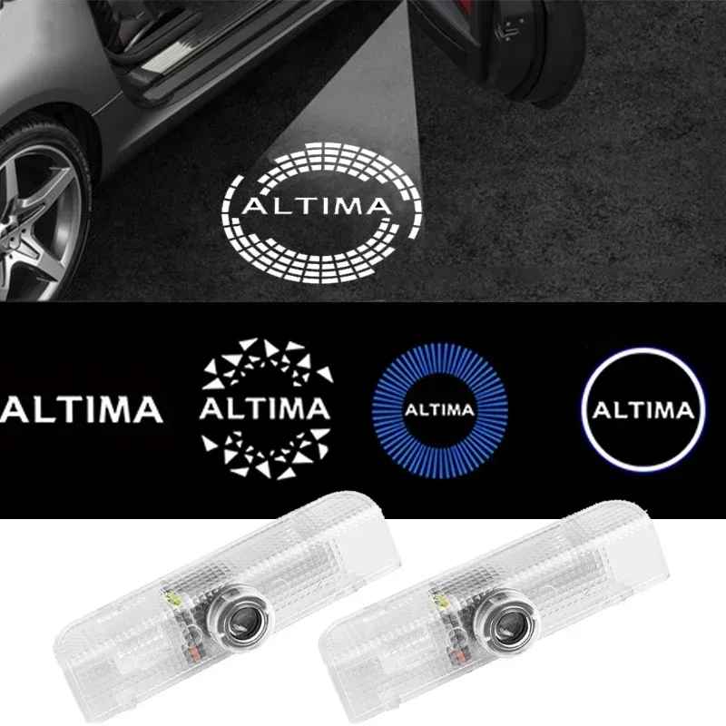 

2pcs LED Car Door Welcome Lights for Nissan Altima 2005-2010 2019 2006 2007 2008 2009 Projector Lamp Refit Decoration