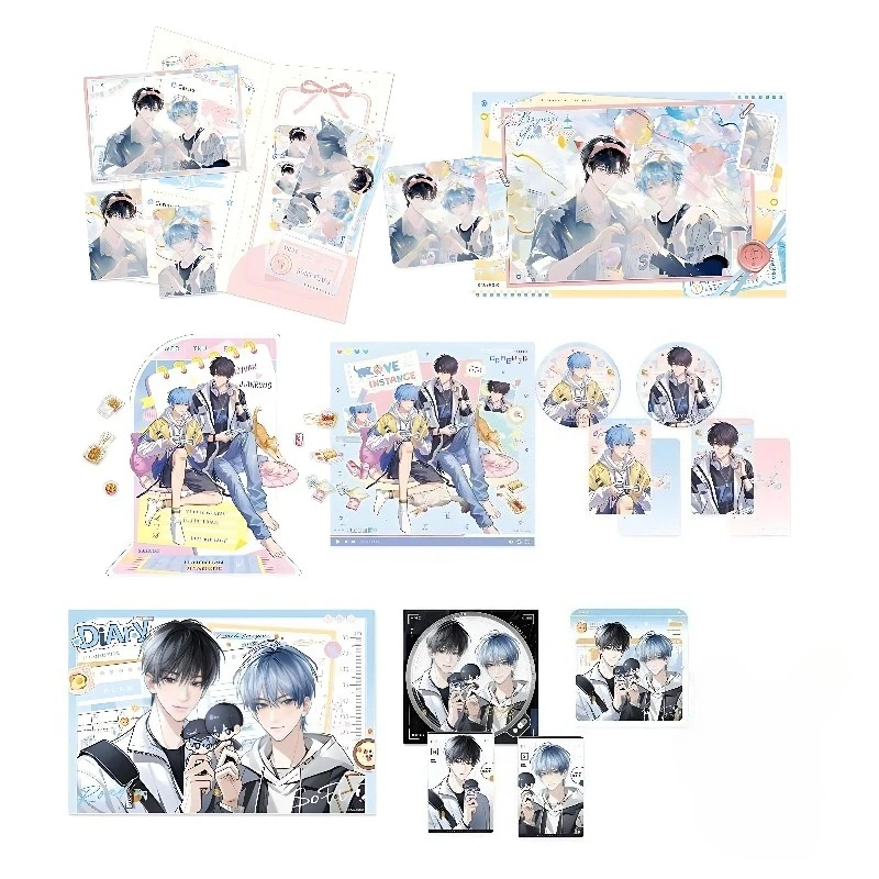 Wo Xing Rang Wo Shang Original Novel Derivative Official Peripheral Badges Shikishi Acrylic Stands Lu Boyuan VS Jian Rong