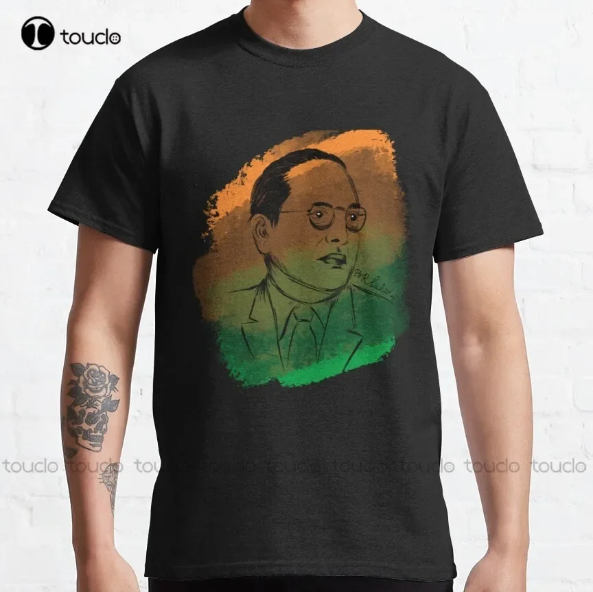 Ambedkar  Ambedkar, India, Bhimrao Ramji Ambedkar Classic T-Shirt Shirts For Teens Girls Custom Gift Xs-5Xl Breathable Cotton