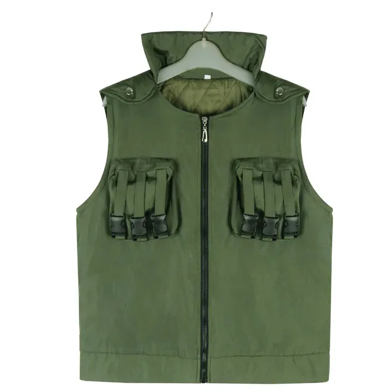 Anime Hatake Kakashi Sixth Hokage Cosplay Costume Ninja Uniform Suit Man Vest Top Pants Suit Halloween Costume