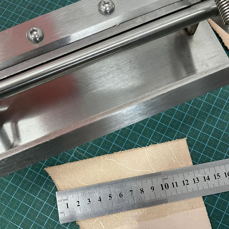 304 Stainless Steel Manual Leather Peeling Machine DIY Manual Leather Thinning Tool Plant Tanning Leather Thinning Knife