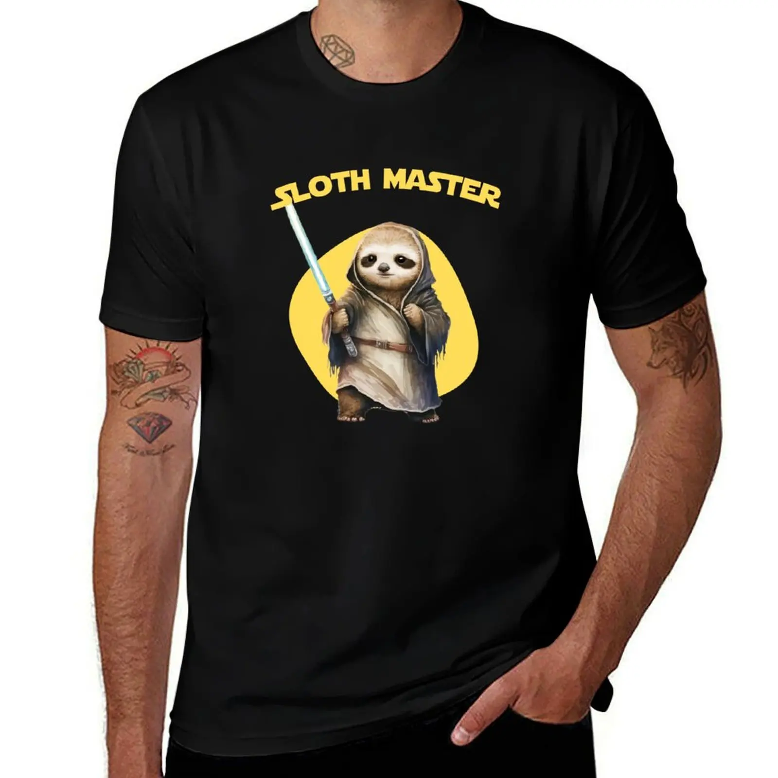 

Sloth Master - Funny T-Shirt man t shirt cotton high quality t shirt man cotton man t shirt luxury T-shirt
