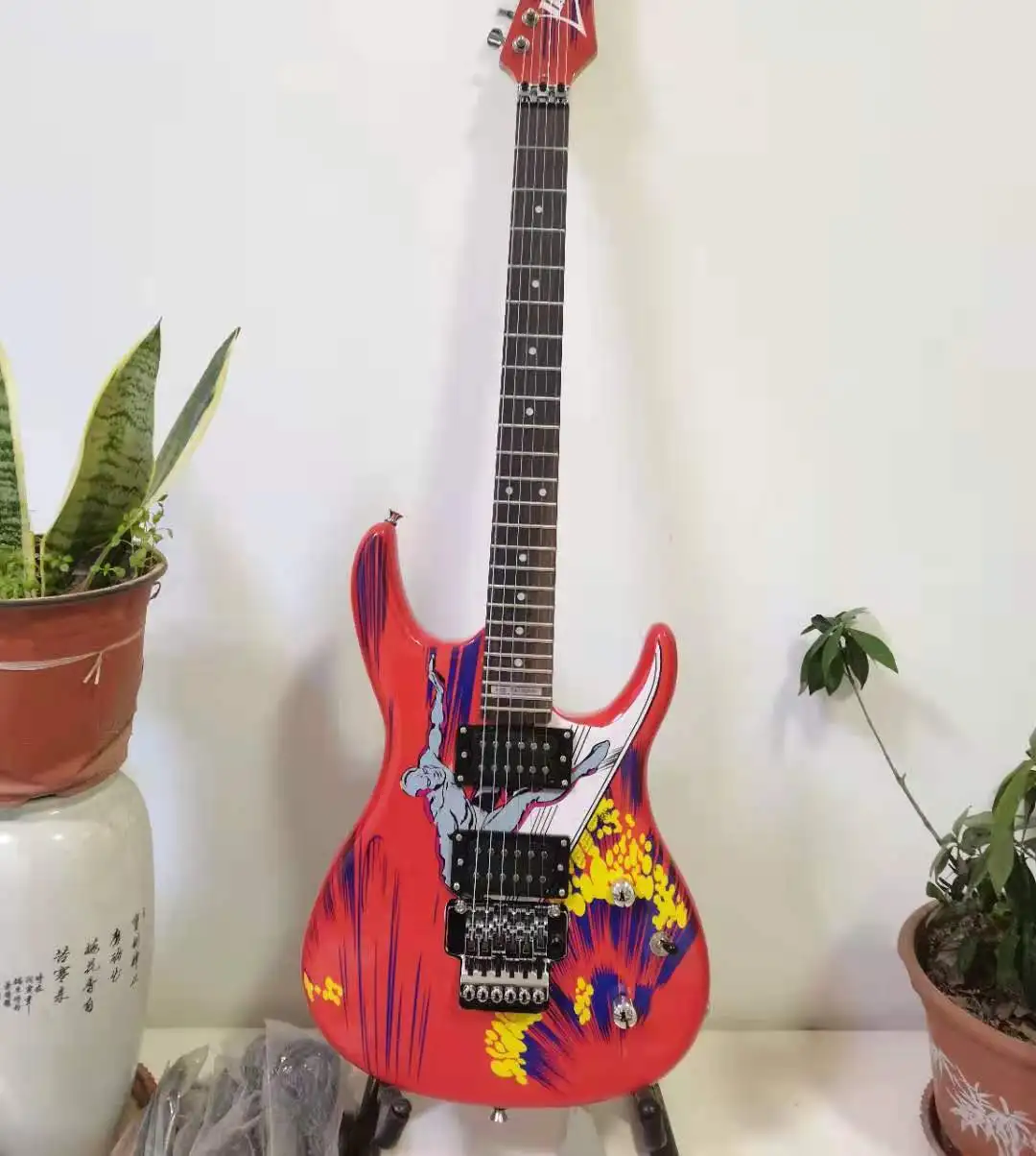 

Free transportation, 6-string electric guitar, customizable