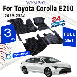 Car Floor Mats For Toyota Corolla E210 210 2024 2023 2022 2021 2020 2019 Auto Accessories Custom Cover Waterproof Anti dirty Rug