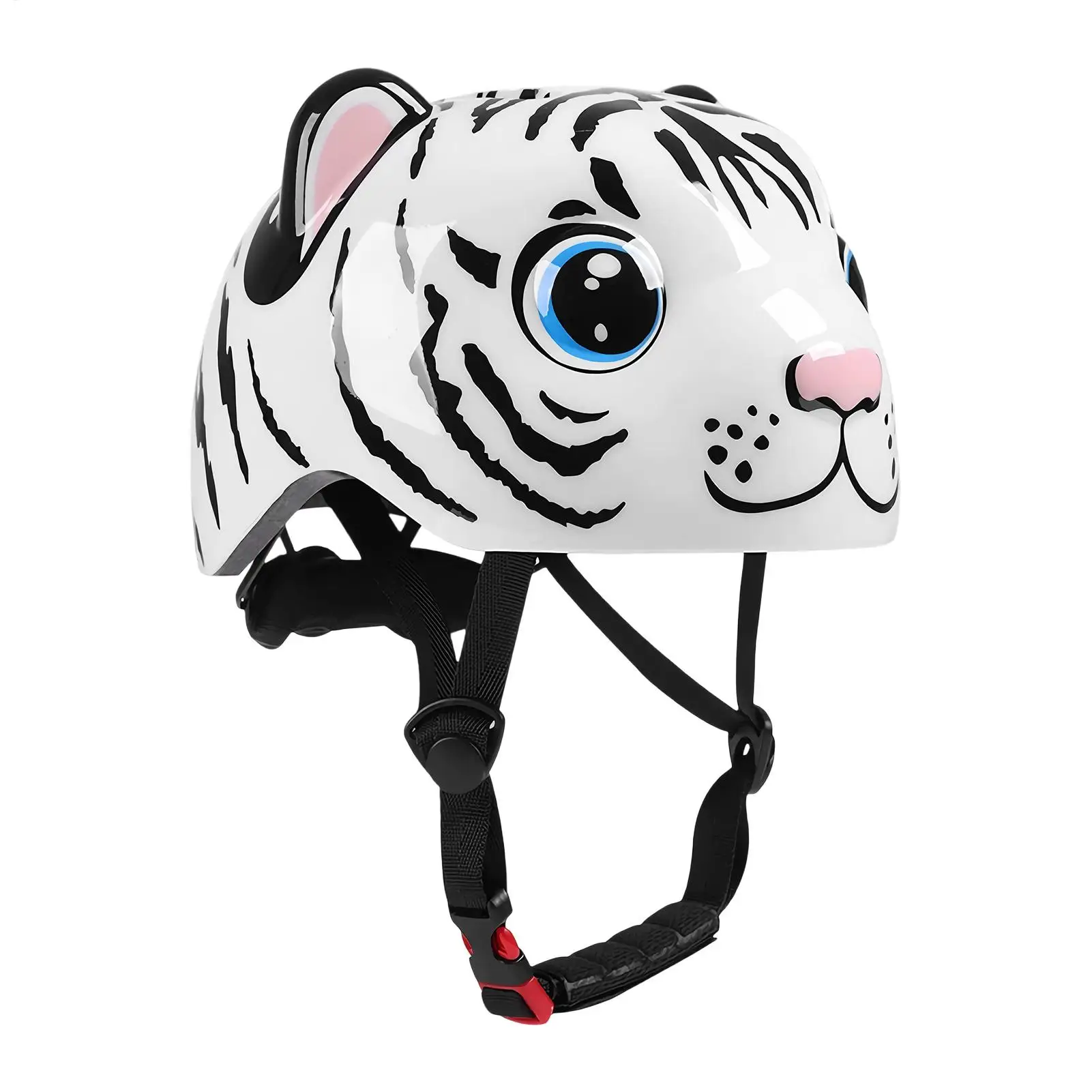 

Helmet For Kids Tiger Pattern Adjustable Safety Gear Boy Helmet For Kids Ages 2-6 Daily School Outdoor Cycling Commute Riding