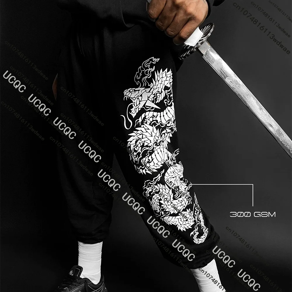 

Новые мужские готические 3D джоггеры с драконом, мужские черные брюки, уличная одежда со змеиным принтом, повседневные спортивные штаны в стиле хип-хоп, брюки в стиле Orochimaru