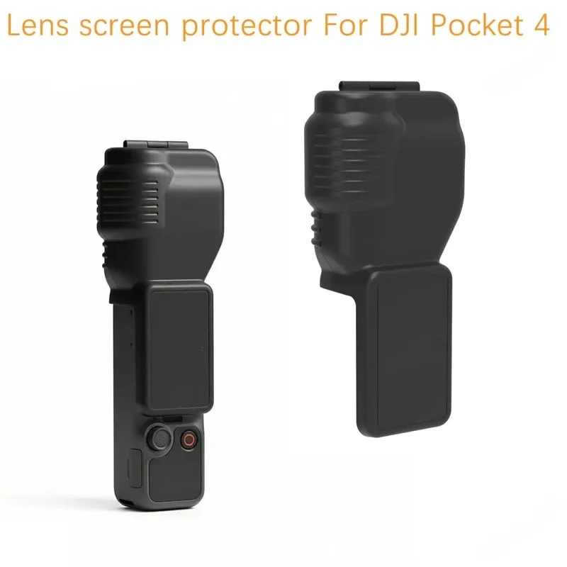 Case for DJI Osmo Pocket 4, Integrated Gimbal PC Lens Cap Screen Protective Cover, Scratch-Proof Protector Camera Accessories