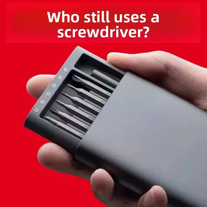 طقم مفك برغي 25 في 1 مفك براغي Se سداسية رأس مسطح مفك مغناطيسي رأس آيفون PC WatchCameraGlasses #2