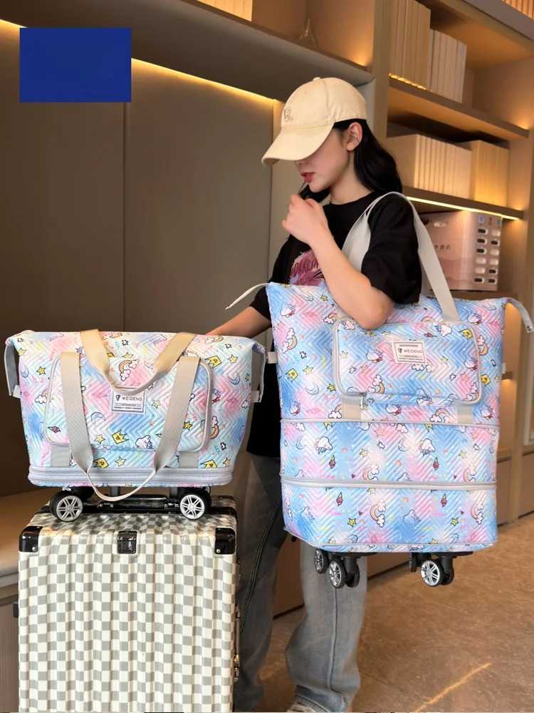 kangaroo-travel-bag-large-capaci-lightweight-durable-wheel-bag-for-boarding-students-clothes-storage-bag-cartoon-sle-oxfo