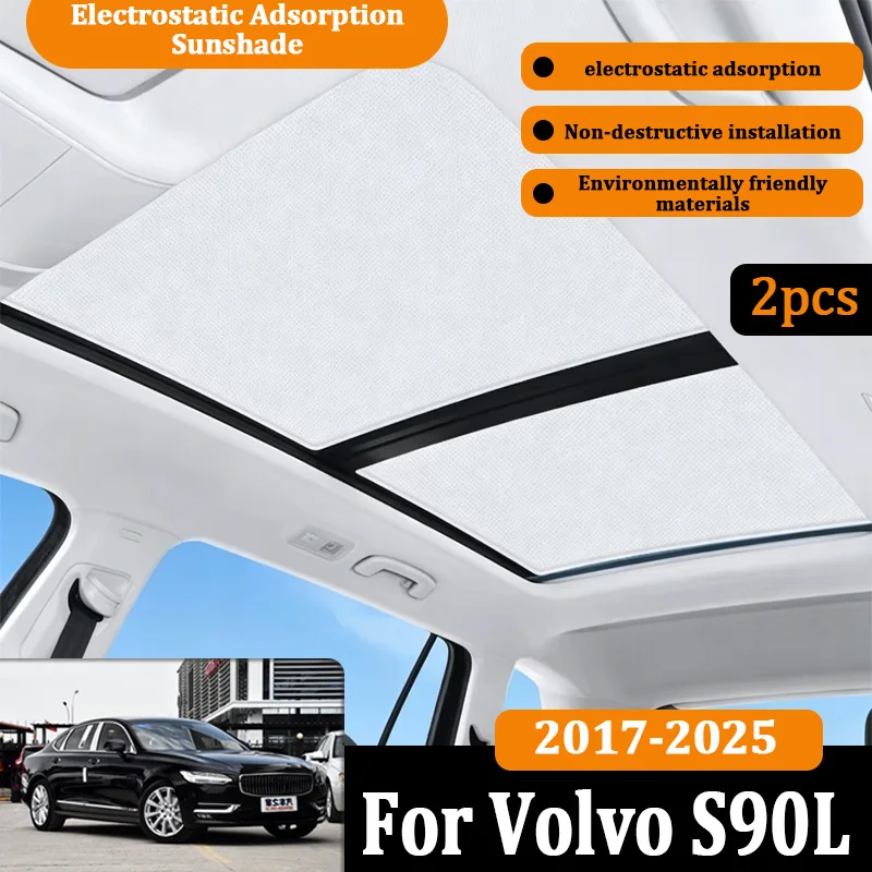pour-volvo-s90l-2018-2017~2025-accessoires-voiture-pare-soleil-Electrostatique-design-adhesif-statique-couverture-pare-soleil-accessoires-parapluie-auto