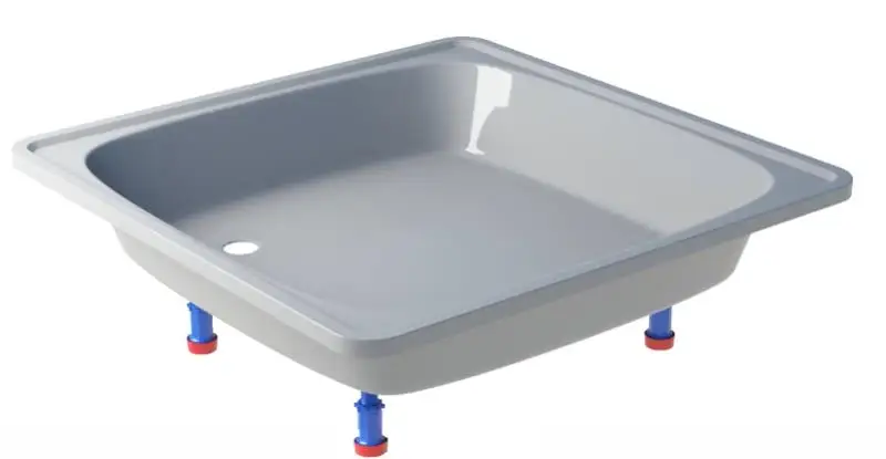 Pentagonal Steel Shower Tray Support Frame for Steel Base with And Acrylic Shower Trays From 75 Cm To 100 X 100 Cm