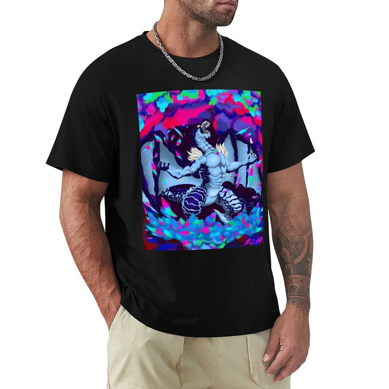 Dragon of storms veldora T-Shirt Plus Size Loose Short Sleeve Top