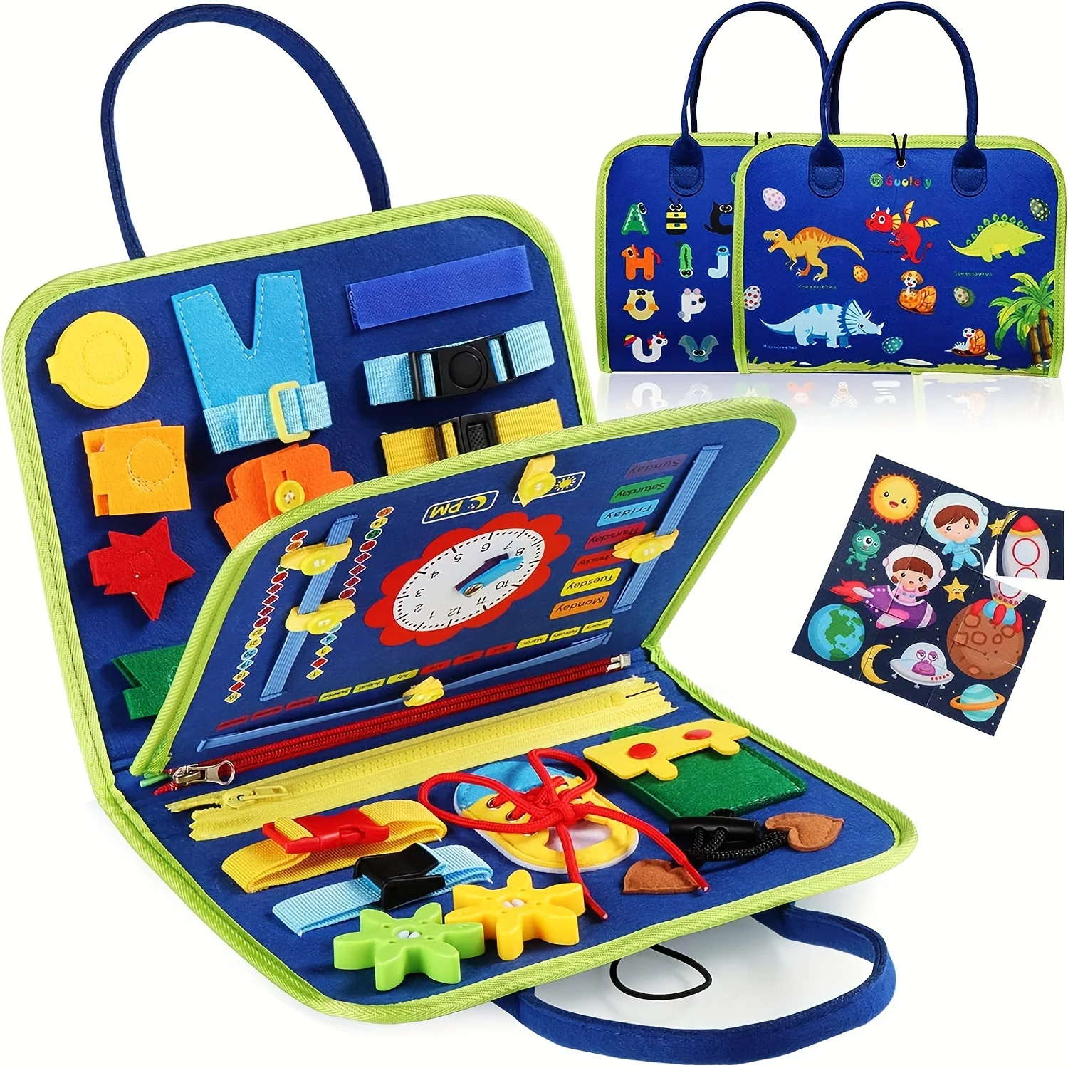 Busy Board & Busy Book für Kinder – Sinnes- und Lernreisespielzeug für Flugzeug und Auto, Lernspielzeug für Vorschulkinder, ideale Geschenke