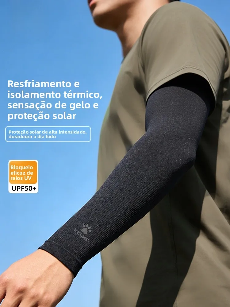 mangas-de-braco-ice-silk-unissex-para-ciclismo-protecao-solar-uv-respiraveis-leves-e-refrescantes