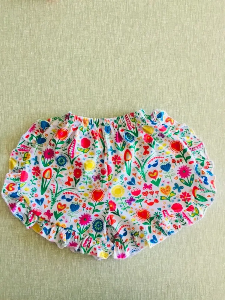 Boutique boys and girls baby shorts clothing children clothes hot selling style boutique flower pattern fabric comfortable