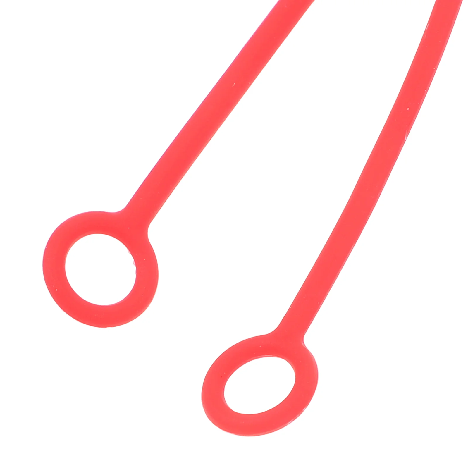 2-teiliges Silikon-Ohrstöpsel-Lanyard, Sicherheitsverbinder, Riemen, Verbindungskabel, Kopfhörer, Anti-Verlust-Halsseil, Ohrhörer-Stecker, Halter zum Aufhängen