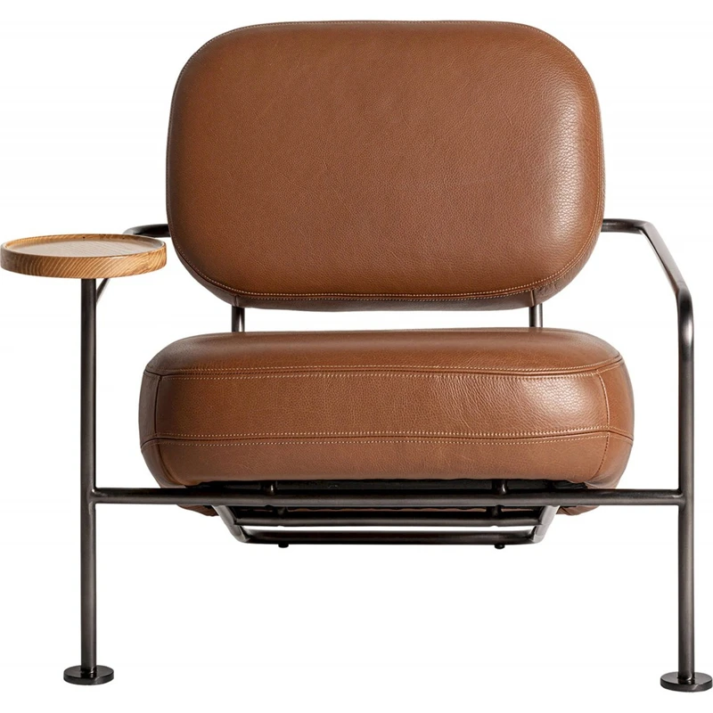 LH minimalist lounge chair, living room balcony, leisure café chair, model room reception
