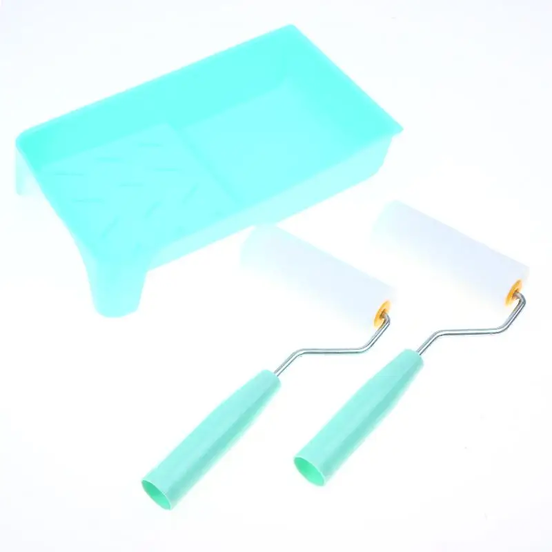 Durable Foam Paint Roller Sleeves Mini White Sponge Rollers For Art Painting Decorating Cleaning DIY Tools