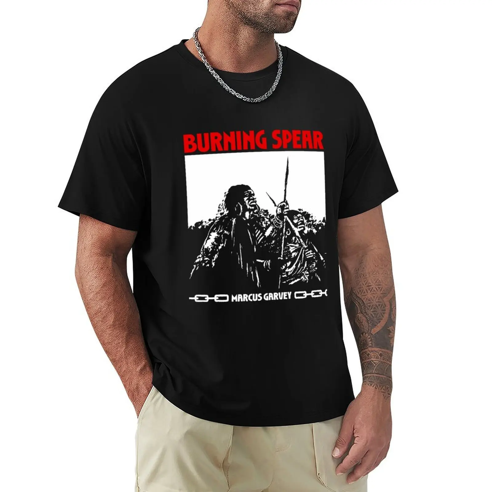BURNING SPEAR T-Shirt Anti-Pilling Casual T-Shirt
