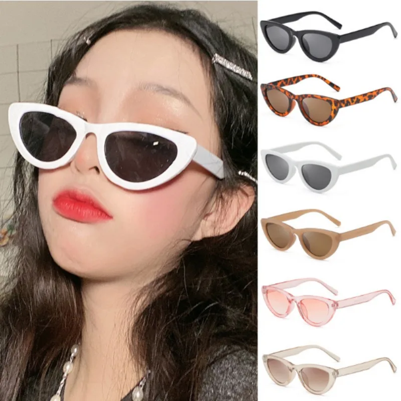 Women Sunglasses Classic Style Shades Small & Lightweight Cat Eye Shades Sun Glasses Outdoor Decoration