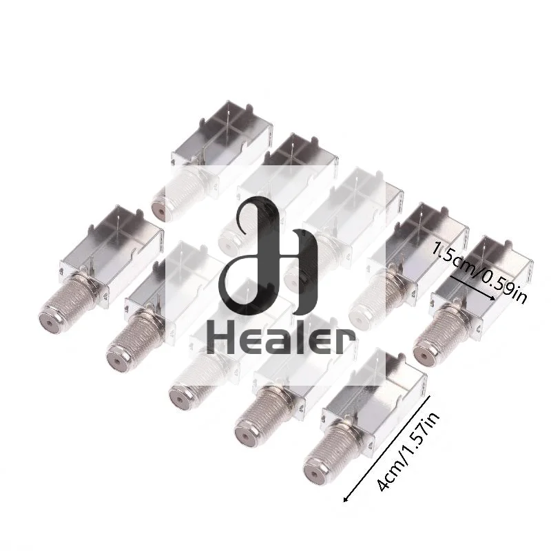 10Pcs M Shielding Box Coaxial Cable Connector IF 2414F With Integrated Imperial Threaded Connector High-Speed Data Transfer