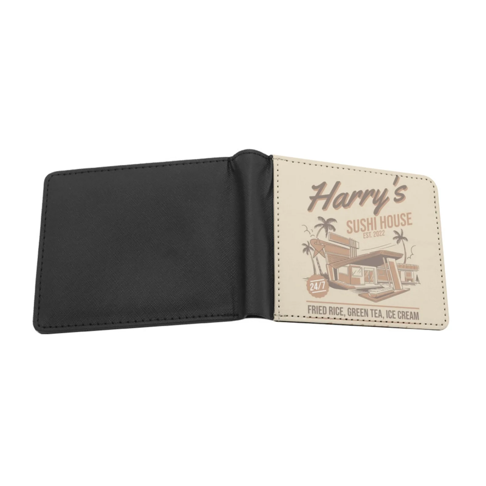 Harrys House Hs3 Hs Fine Line Music For A Sushi Restaurant Song Men's Wallet Pu Leather Wallet Multifunction Credit Card Purse