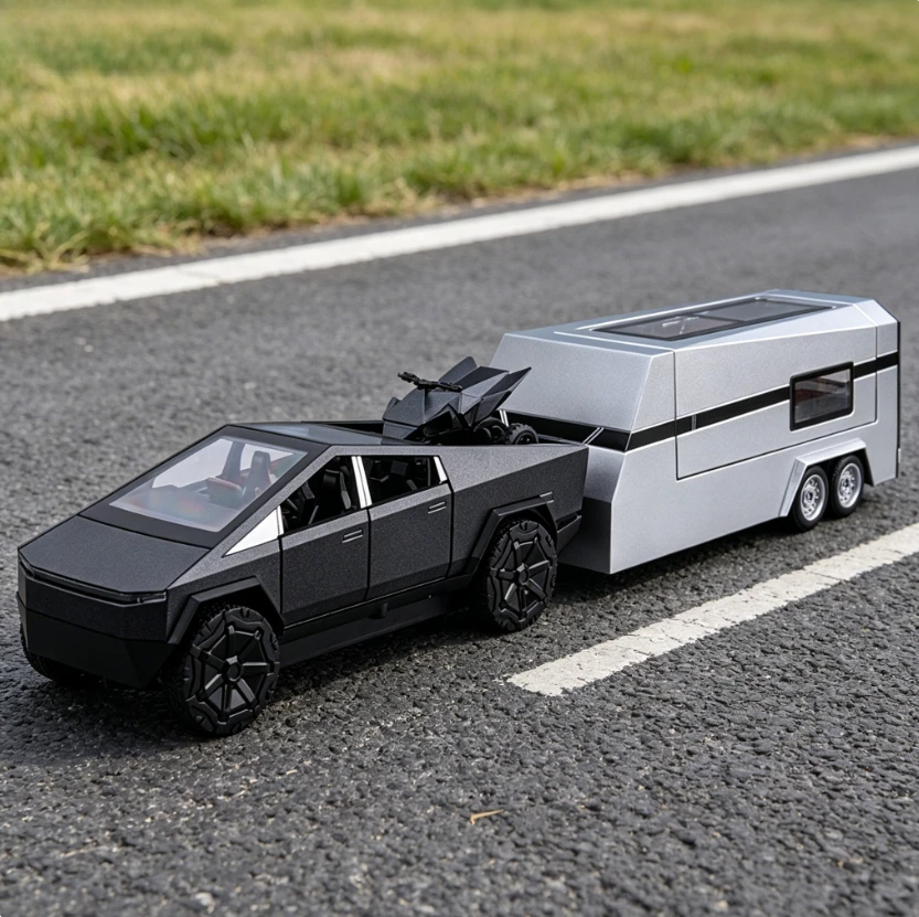 

Simulation 1:32 Ballad Control Edition Alloy Pickup RV Model Toy Gift,Diecast Toy Vehicle for Friend Birthday Gift for Boyfriend