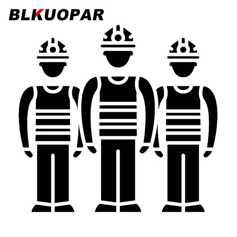 

BLKUOPAR For Production Team Car Stickers Funny Decal Motocycle Helmet Waterproof Sunscreen Vinyl Material Custom Printing