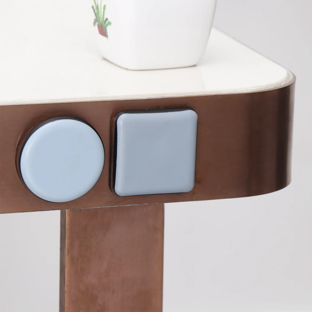 4 Stück Abriebfeste Möbelgleiter-Pads Selbstklebender Bodenschutz Einfaches Bewegen von Schweren Tischen Sofa-Gleitermatte Stuhlzubehör – Detail 7