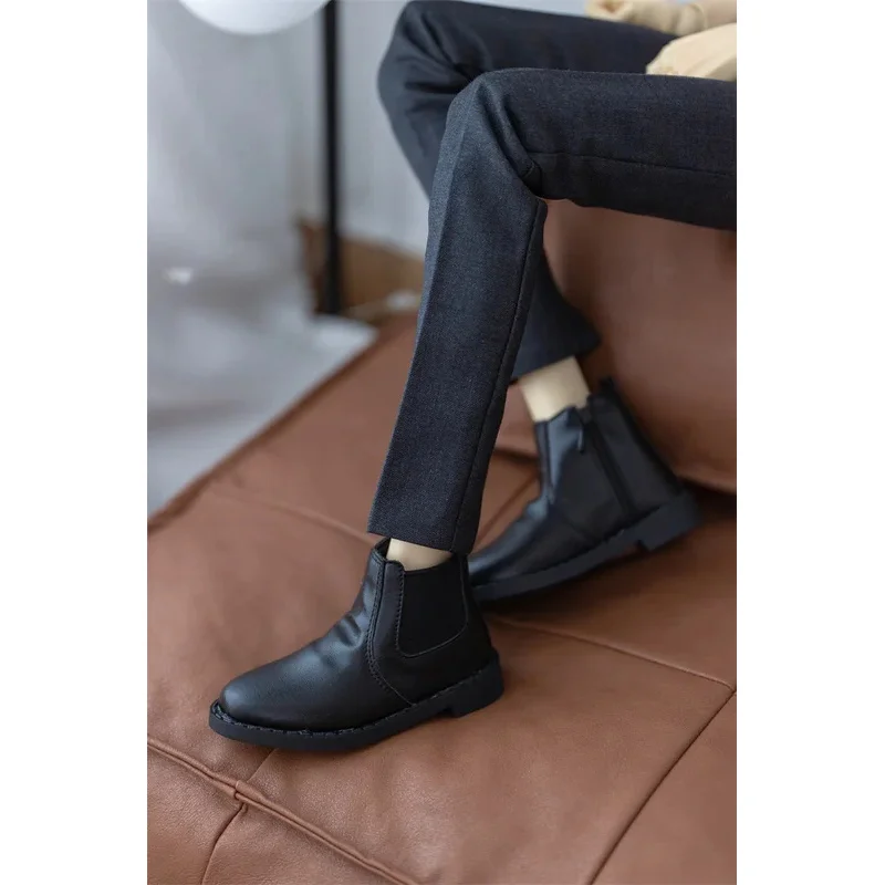 

Обувь для BJD кукол: черные остроносые ботинки-полусапожки, аксессуары для кукол BJD