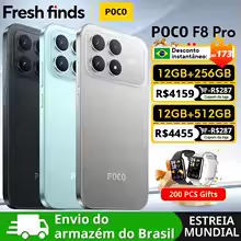 POCO F8 Pro 5G Versão Global Smartphone Snapdragon ® 8 Elite 6,59
