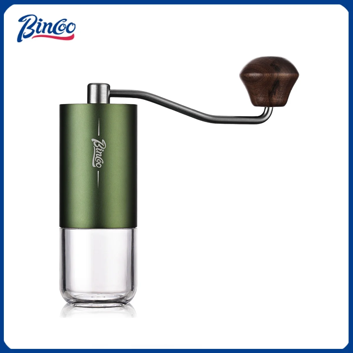 

Bincoo Visual Ручная кофемолка для кофейных зерен Портативная мельница с ЧПУ 420, заусенцы из нержавеющей стали, ручная кофемолка, инструменты для бариста, новинка