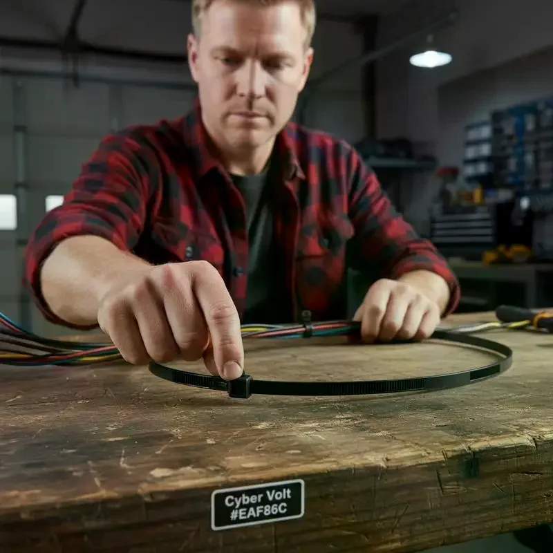 

Reliable Nylon Plastic Zip Ties, 100/300Pcs Pack, Quick Release Reusable Wire Fasteners for Outdoor and Office Use