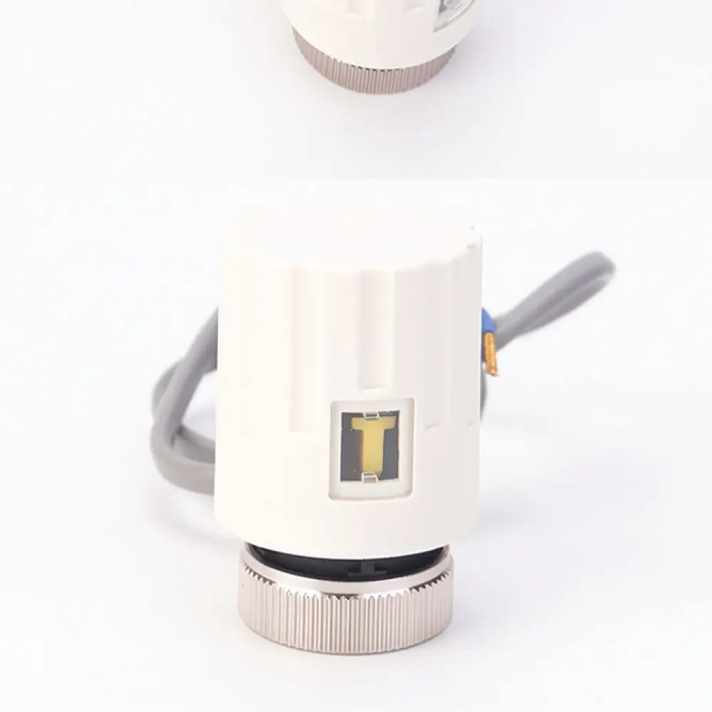 230V Electric Thermal Actuator For Shuanglin Manifold Valve Normally Open M30 1.5 Thread Temperature Regulator