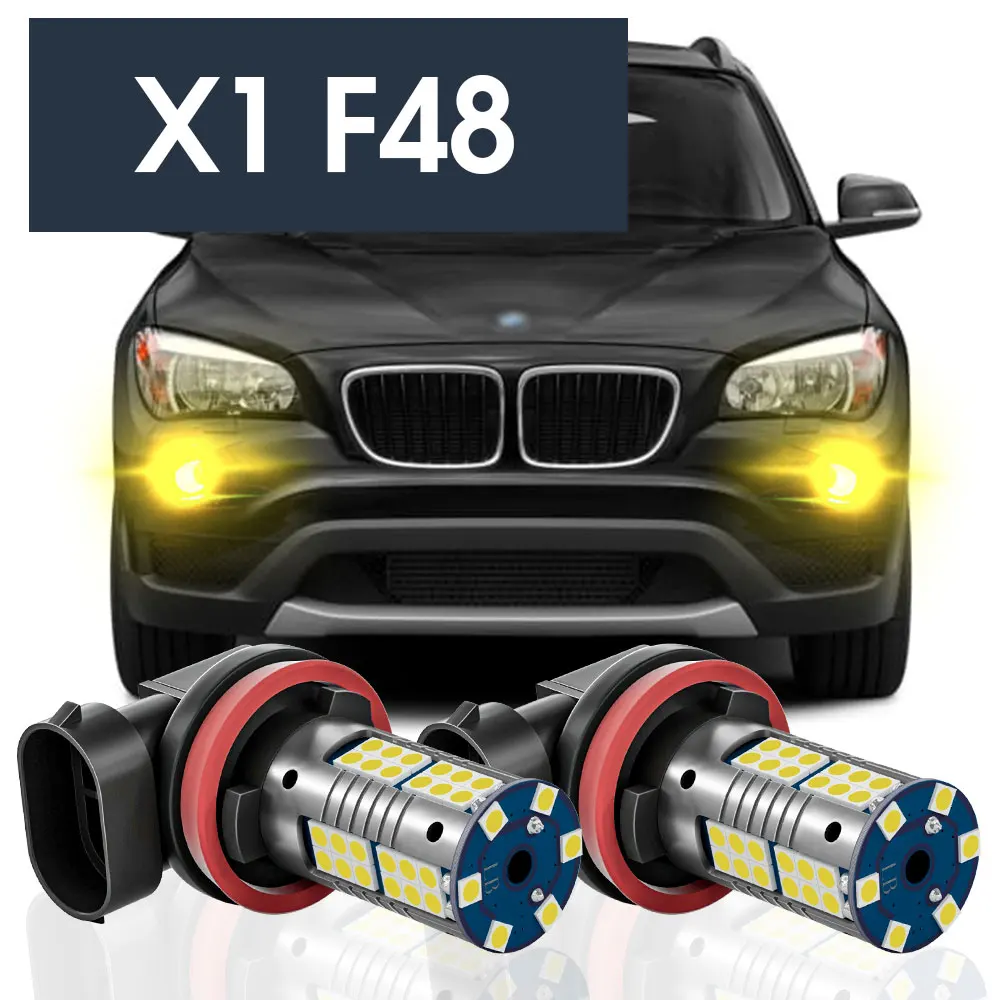 

2pcs LED Fog Light Lamp Blub Canbus Accessories For BMW X1 F48 2014 2015 2016 2017 2018