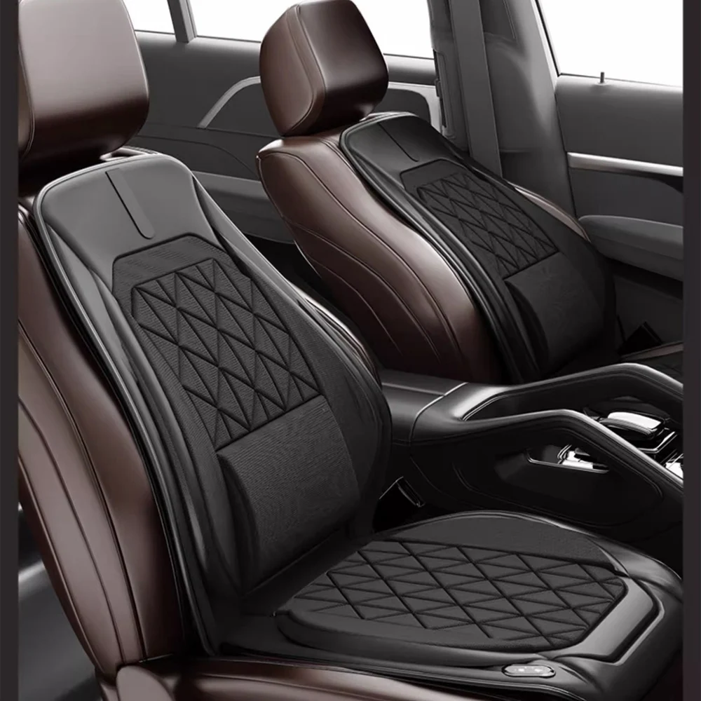 

HulitTop12/24V Универсальный чехол для автомобильного сиденья с подогревом, зимняя подушка для сиденья, 3D теплее, автомобильная защитная накладка с быстрым подогревом