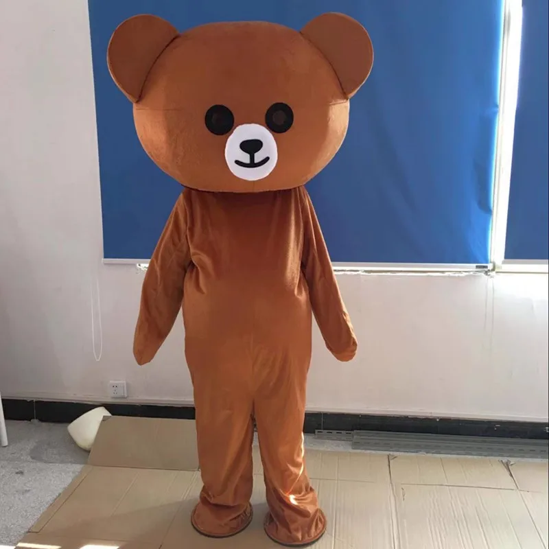 Niedliche Teddybär Maskottchen Kostüm Halloween Geburtstags feier Cosplay Anime erwachsene Puppe Werbe zeremonie Kostüm Party