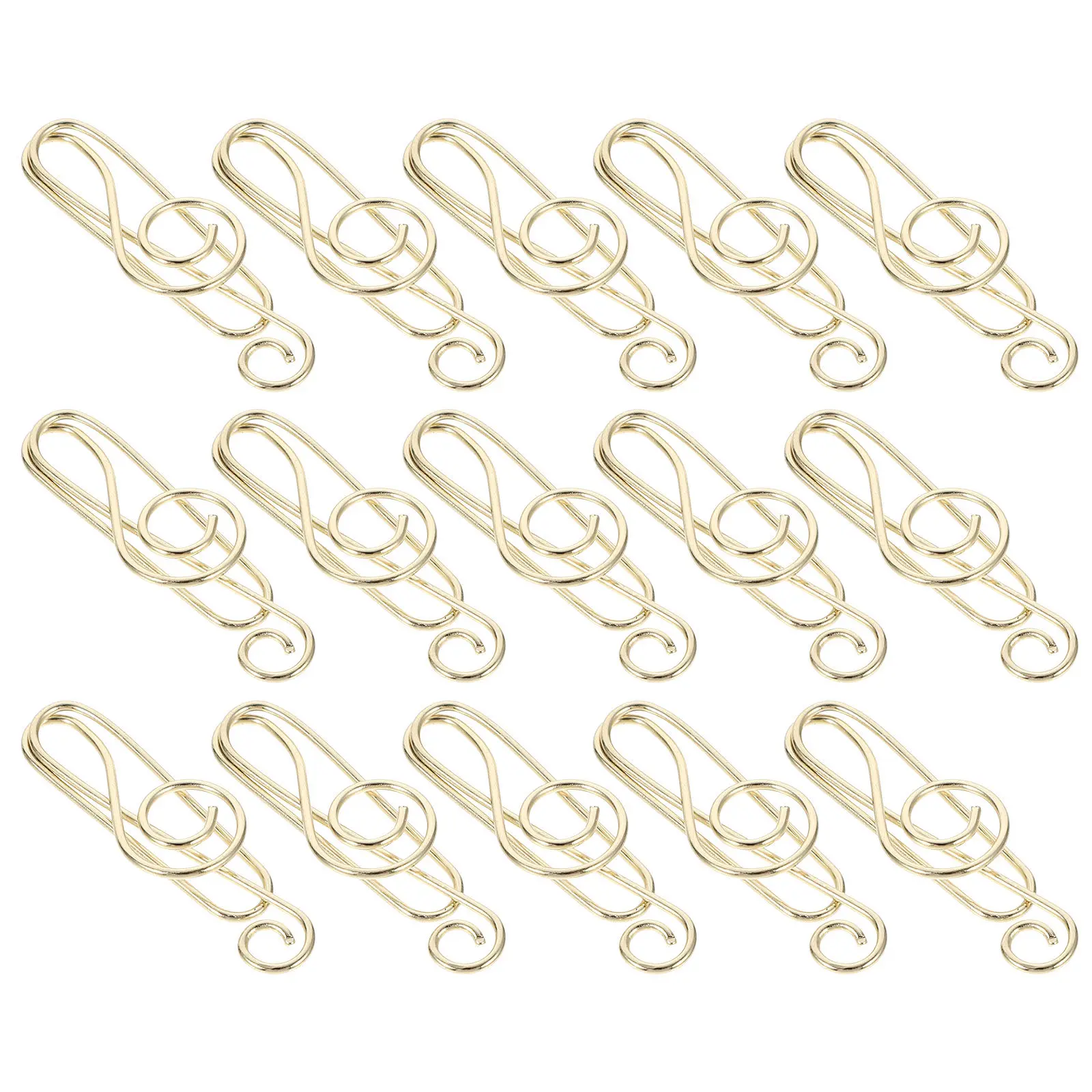 

50 шт. милых металлических зажимов для бумаг в форме музыкальных нот, закладки для офиса и школы, для организации документов