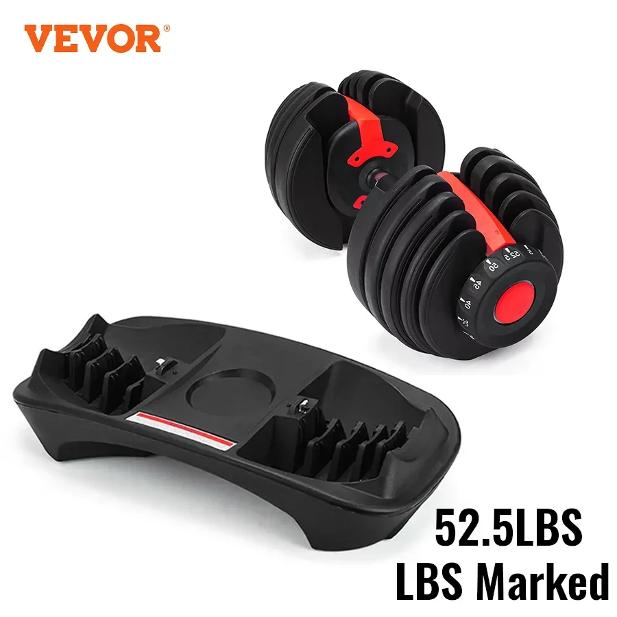 

Регулируемая гантель VEVOR 24/40 кг 52,5/90 фунтов, органайзер для оборудования для тренировок в домашнем спортзале, коврик для йоги, стойка для хранения весов, гантели для тренажерного зала