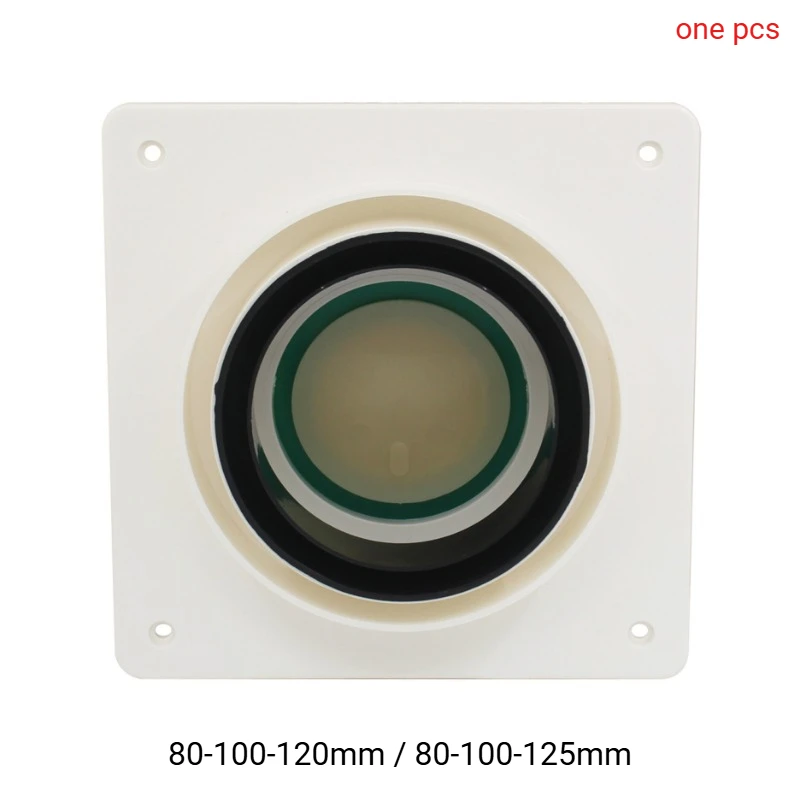 Pipe Exhaust Fan Check Valve for Kitchen Toilet Bathroom Wall Air Vent Exhaust Flue Pipe Anti-Odor Valve 80-100-120/80-100-125mm